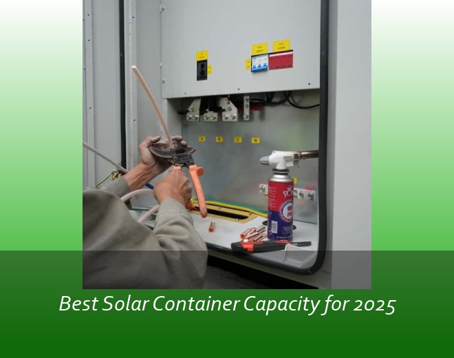 Best Solar Container Capacity for 2025